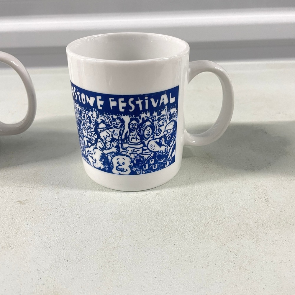 Cornerstone Festival Coffee Mugs Set of 4 00s CCM Christian Rock Music Art - Picture 6 of 17